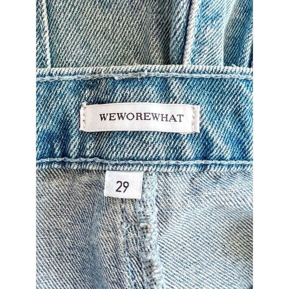 WeWoreWhat High Rise Wide Leg Denim Jeans Size 29 - Picture 5 of 6
